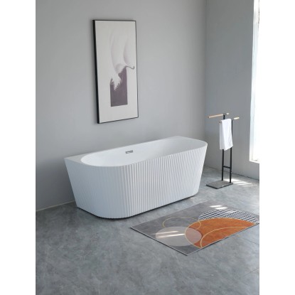 Wanna Pari Plus 170 wolnostojąca biała szary 170 x 80