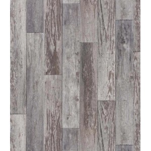 Wykładzina PCV imitująca drewno, szare deski