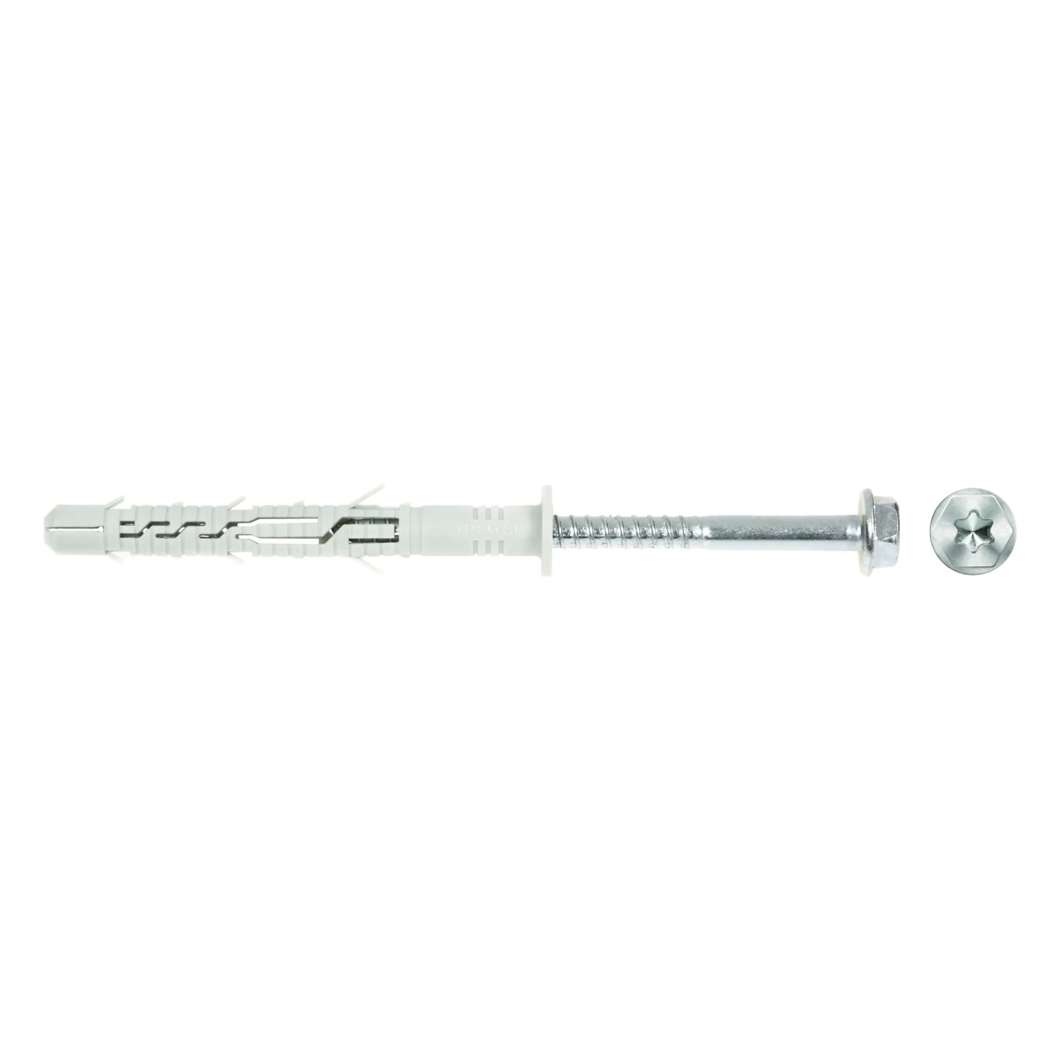 Wkręt-met Kołek ramowy z łbem 6-kątnym i gniazdem TX 10 mm x 80 mm