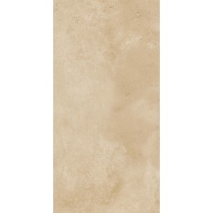 Beżowa płytka podłogowa o wyglądzie naturalnego kamienia.