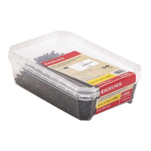 Śruby KOELNER 3,9x11mm, 1000 sztuk w przezroczystym pojemniku.