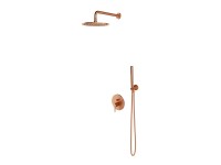 Omnires System prysznicowy podtynkowy Auron miedź szczotkowana