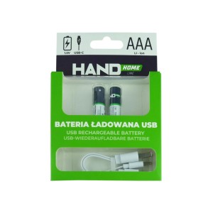 HandHome Bateria ładowana USB-C 2xAA 2600mWh