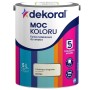 Dekoral Farba lateksowa do ścian, Magnolia, 5L. Kolorowa farba do wnętrz.