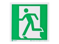 Znak wyjście w lewo fotoluminescencyjny