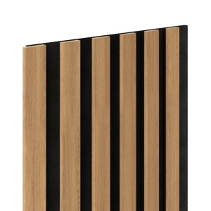 Lamele ścienne filc Dąb jasny Slim 2700x300