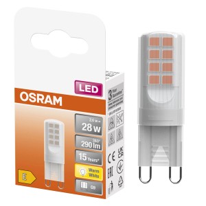 Żarówka LED Osram G9, 2,6W, ciepła biel, 290lm. Kompaktowa lampa LED z gniazdem G9.