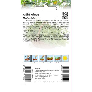 Torebka z nasionami mięty 't.b.t.' do aromatycznych ziół, kategoria: Nasiona ziół.