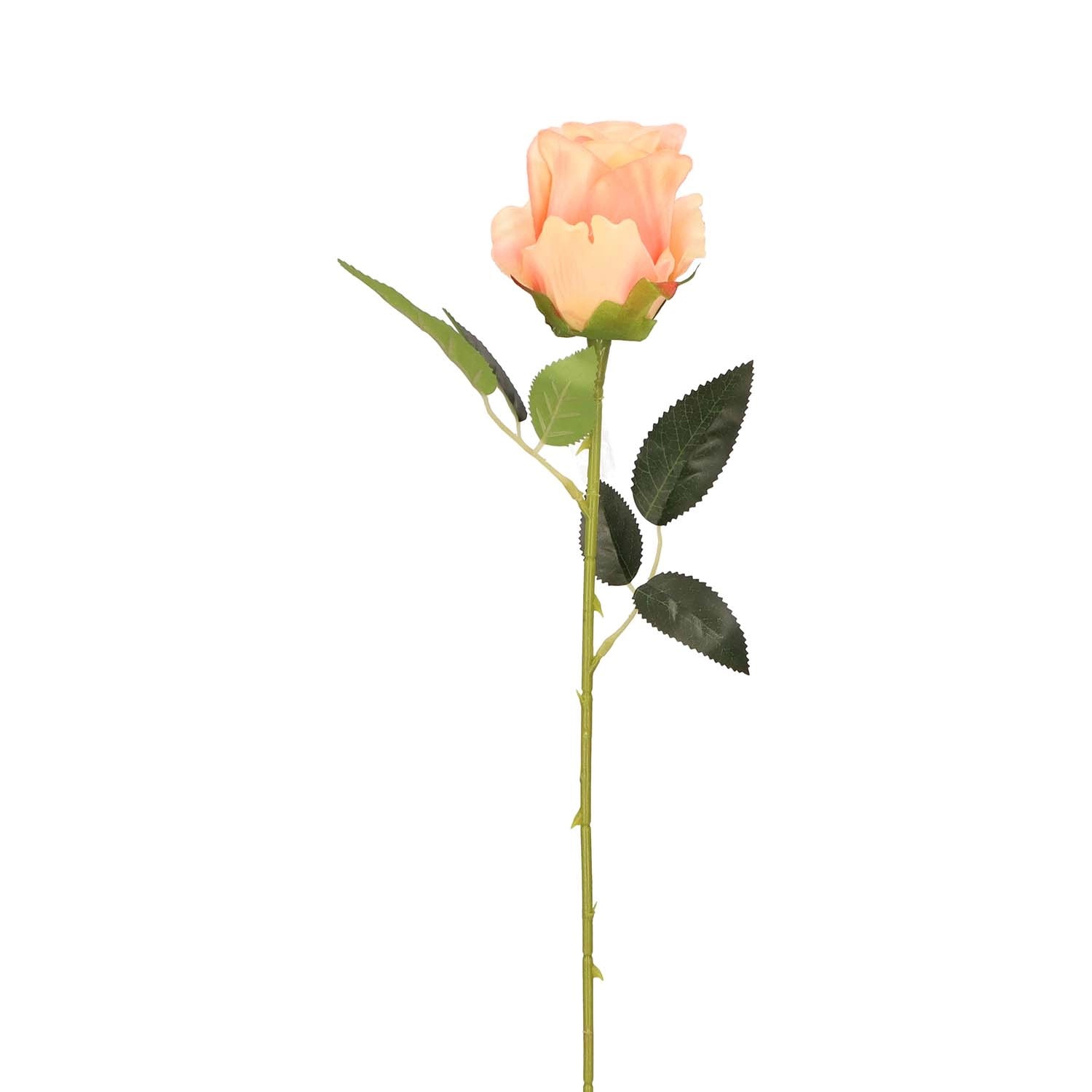 Róża sztuczna gałązka - 53 cm