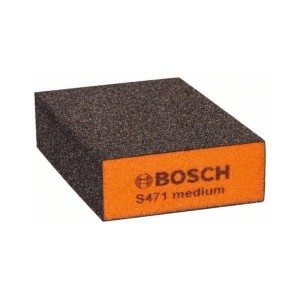 Gąbka ścierna Bosch Expert S471, średnia, 69x97x26mm, idealna do szlifowania powierzchni.