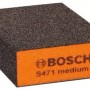 Gąbka ścierna Bosch Expert S471, średnia, 69x97x26mm, idealna do szlifowania powierzchni.