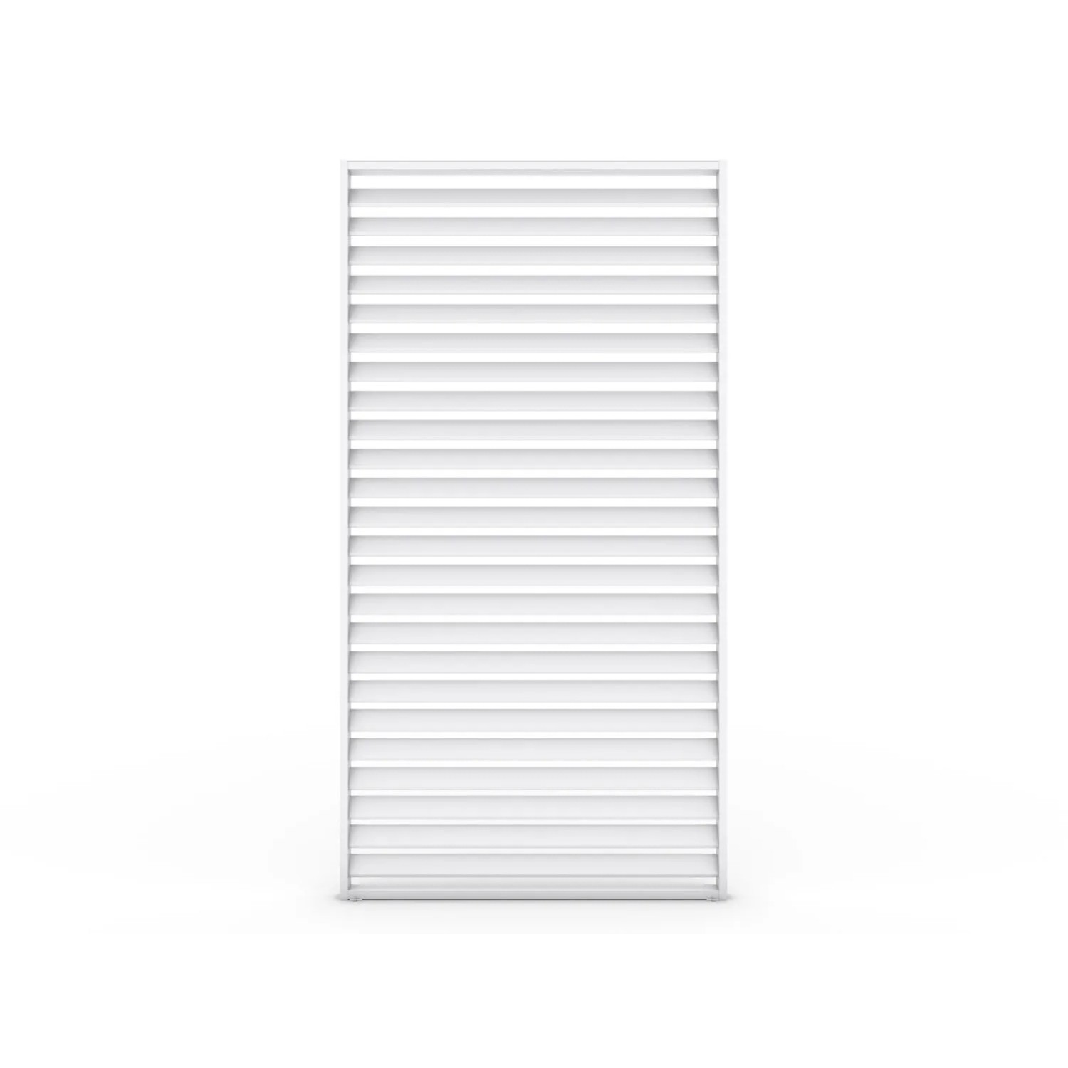 Panel żaluzjowy LUXE biały - 1,23 x 2,18 m