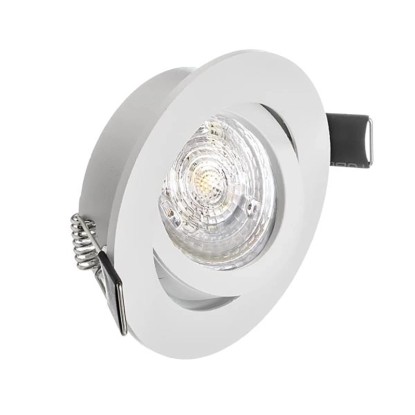 Eko-Light Oczko sufitowe okrągłe ruchome białe