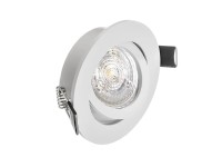 Eko-Light Oczko sufitowe okrągłe ruchome białe