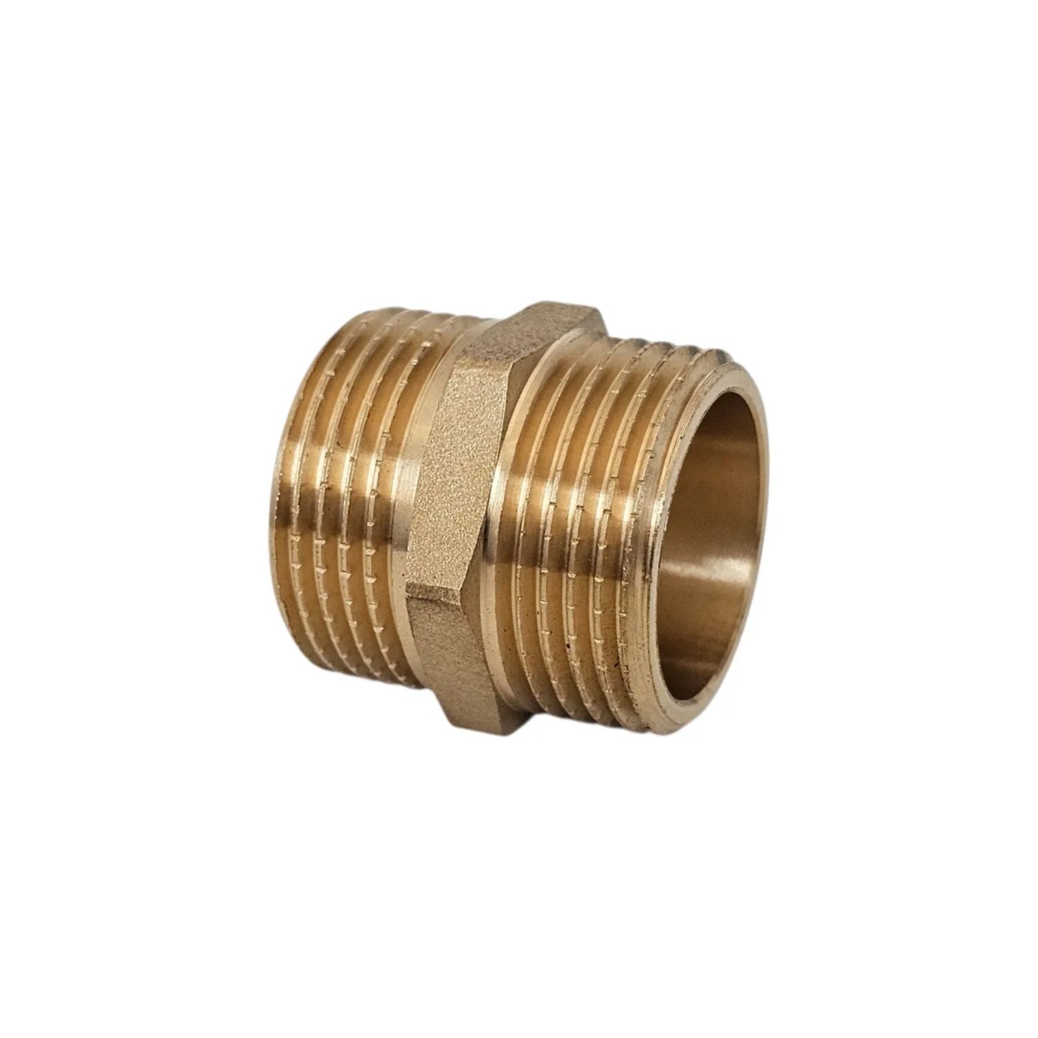 Fluvius Nypel mosiądz 3/8"