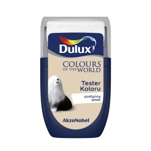 Tester farby Dulux „pustynny szlak“: Odkryj kolor do ścian.