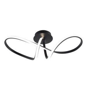 Goldlux Lampa sufitowa LED FLAVIA 33W 4000K 5000lm 61cm czarna