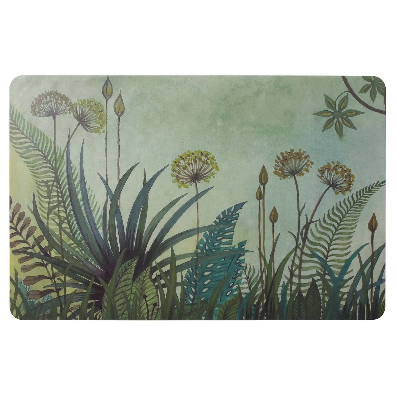 Splendid Podkładka dekoracyjna FERN 43,5 x 28 cm zielona