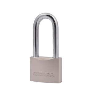 Srebrny kłódka marki Gerda.
