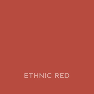 Próbka koloru farby do ścian t.b.t. w odcieniu Ethnic Red.