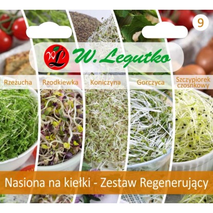 Legutko Kolekcja nasion na kiełki Regenerują 18,00g