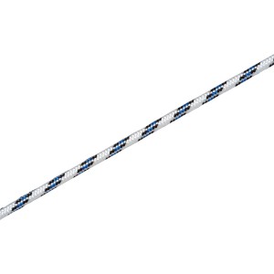 Sznur żeglarski, Ø 8 mm, biało-niebiesko-czarny, na metry