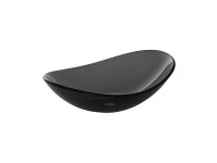 Umywalka nablatowa owalna 54 x 36 x 16 cm szara