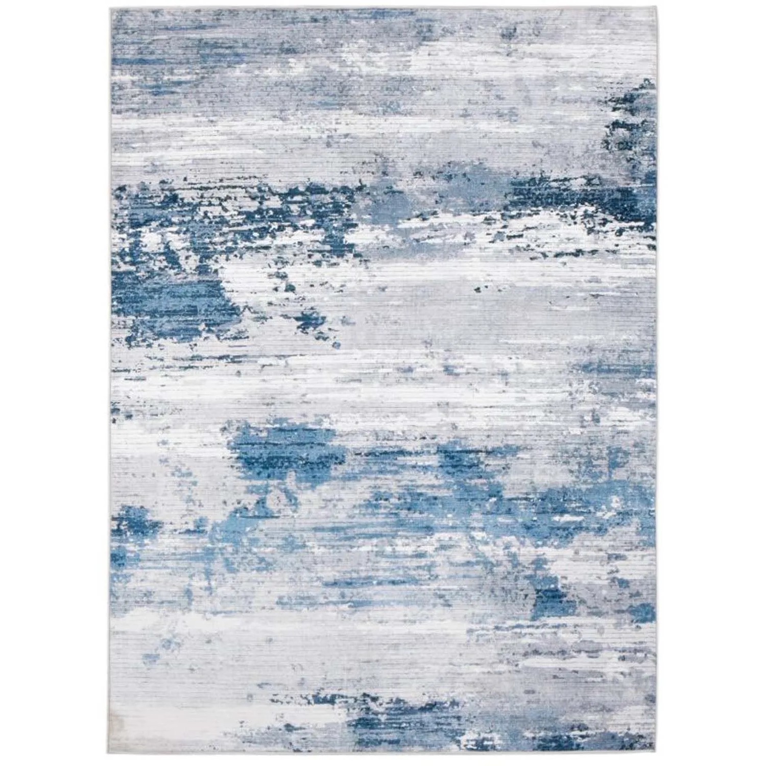 Splendid Dywan drukowany YUMITA mikrofibra 160 x 230 cm szaro-niebieski