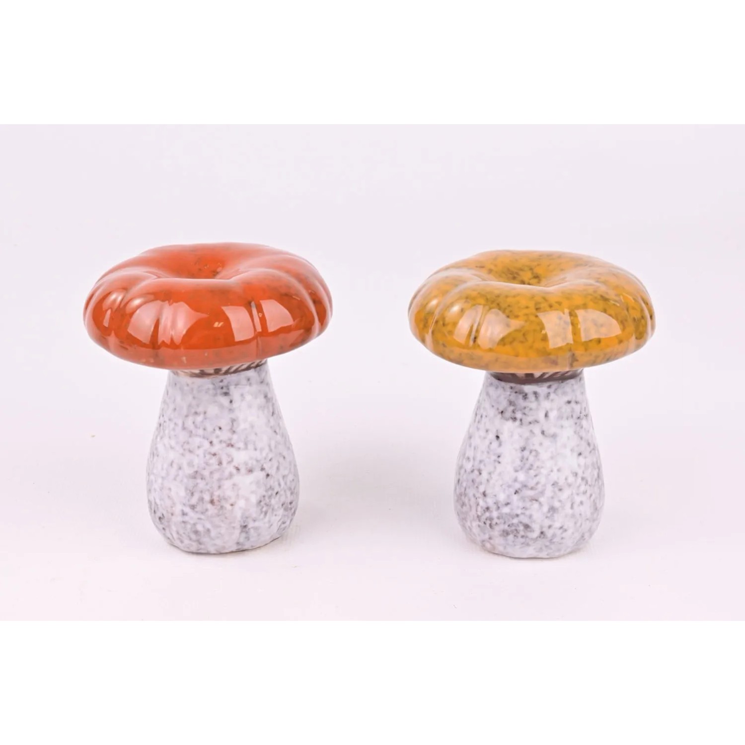 Grzybek ceramiczny, mix kolorów - wys. 10,6 cm