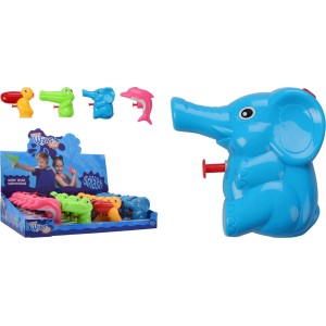 Pistolety na wodę dla dzieci w różnych kształtach zwierząt, idealne do zabaw w wodzie.