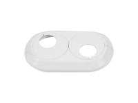 Tycner Rozeta podwójna 16 mm, biała