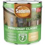 Puszka Sadolin Impregnat Classic grunt do drewna, kolor dąb jasny.