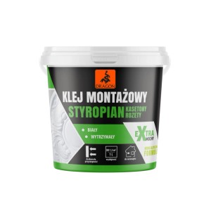 Dragon Klej montażowy do styropianu, kasetonów i rozet 1,5 kg