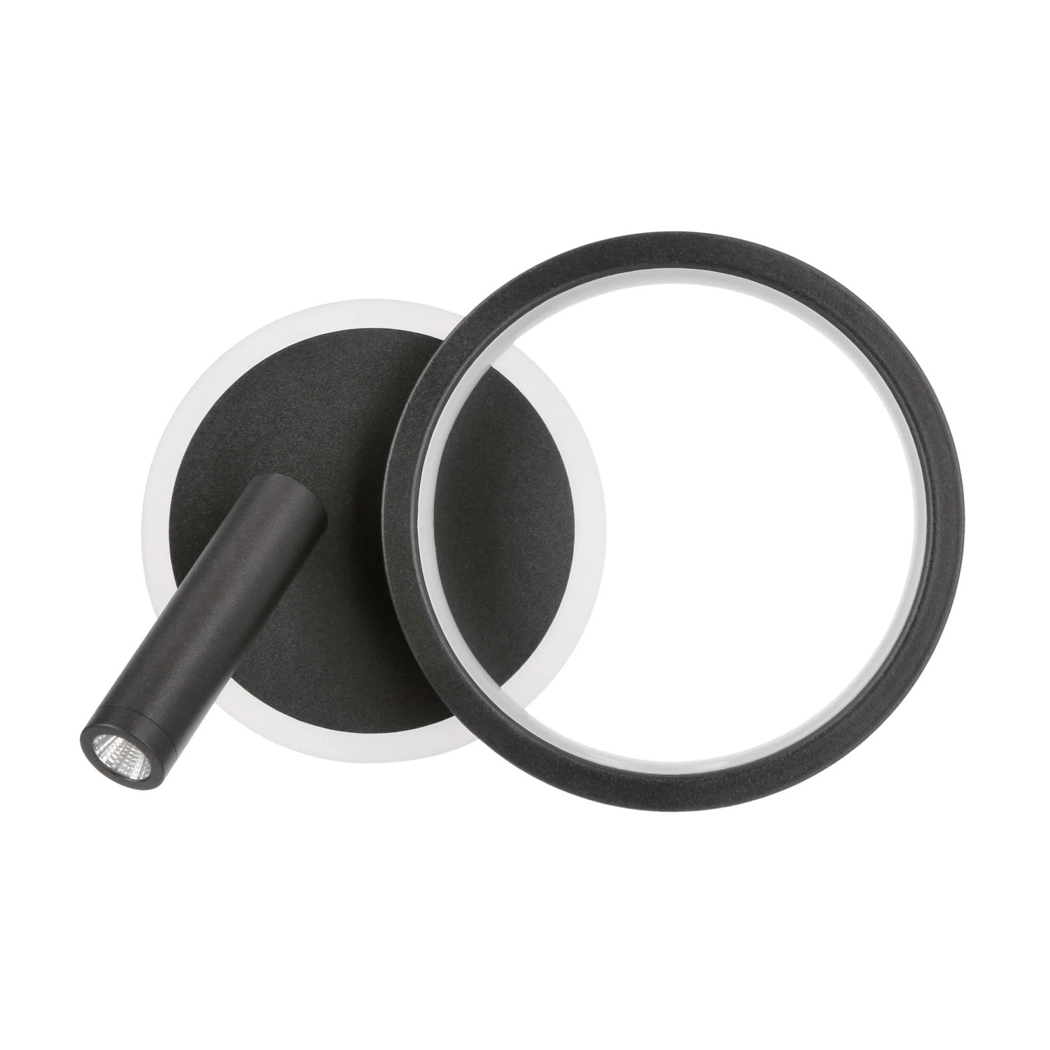 Candellux Kinkiet LED MONET koło 15W 4000K 670lm czarny