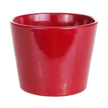 Osłonka ceramiczna czerwona - 12 x 9 cm