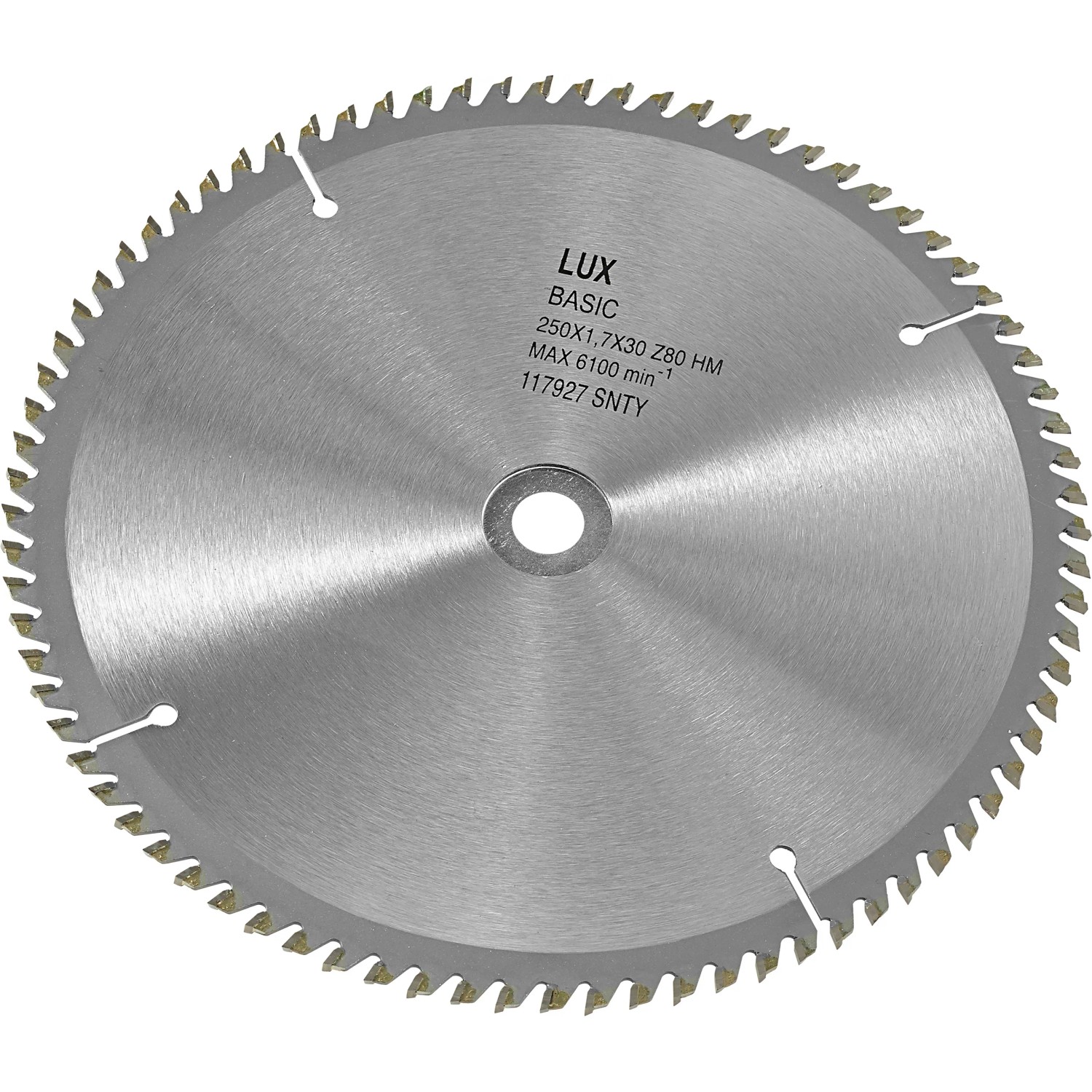 LUX-TOOLS Tarcza zębata HM 250 x 30 mm 80 zębów