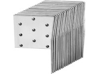 Łącznik narożny 60 mm x 60 mm x 50 mm ocynkowany 20 sztuk