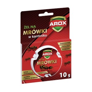 AROX Żel na mrówki w karmniku, 10g. Skuteczna ochrona domu i ogrodu.