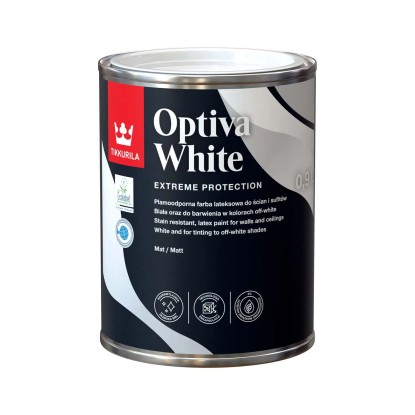 Tikkurila Emulsja Optiva white mat 0,9 l