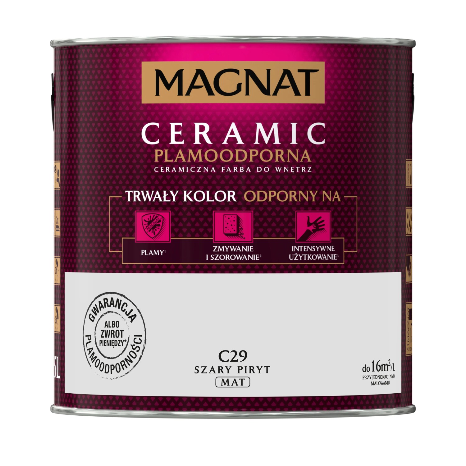 Farba Magnat Ceramic szary piryt 2,5 l