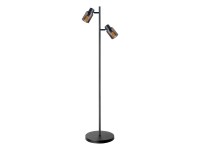 Goldlux Lampa podłogowa REBECCA 2xE14 max. 8 LED wys. 150cm czarna