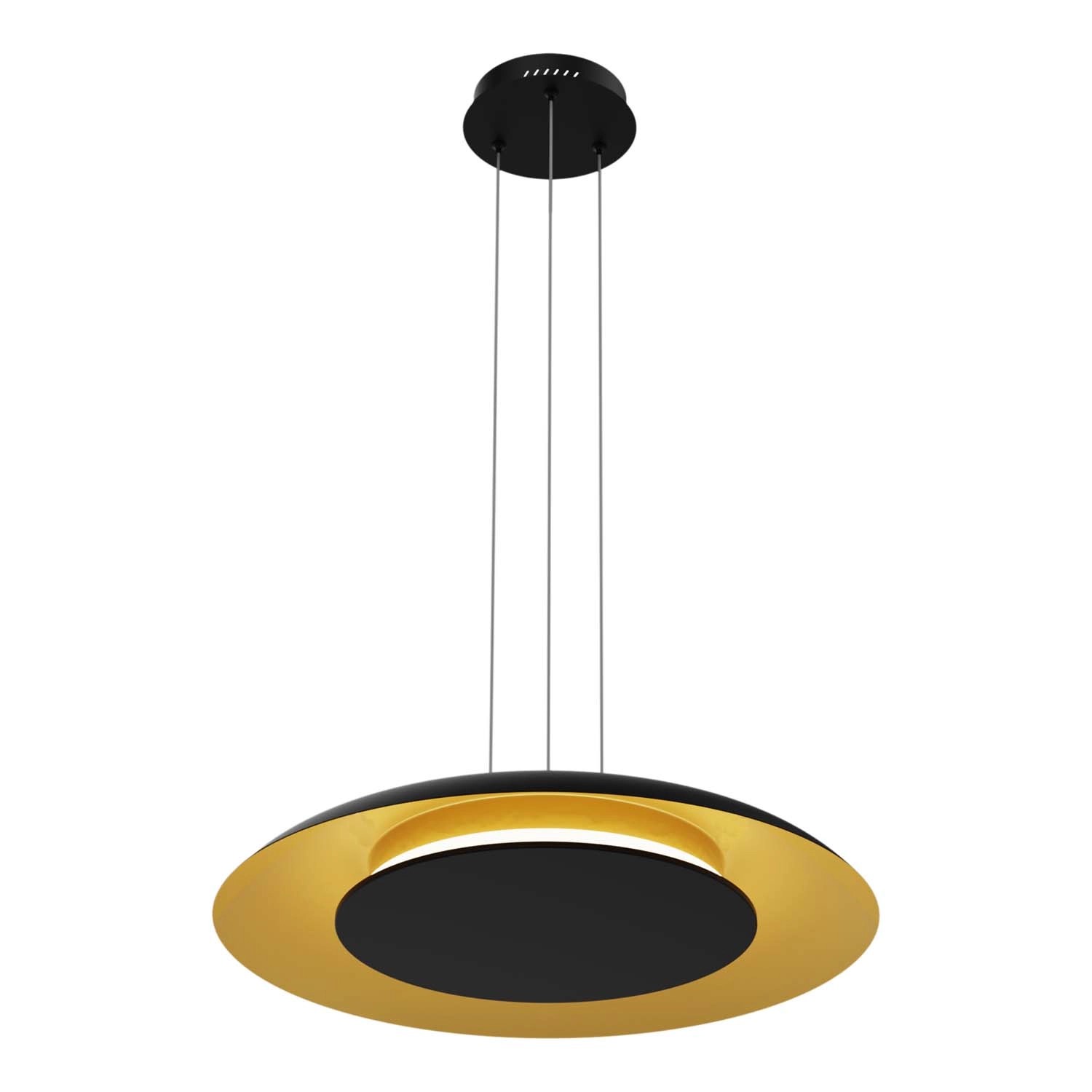 MiLAGRO Lampa wisząca LED PIATTINO 30W 3000/4000/6000K 1900lm złota