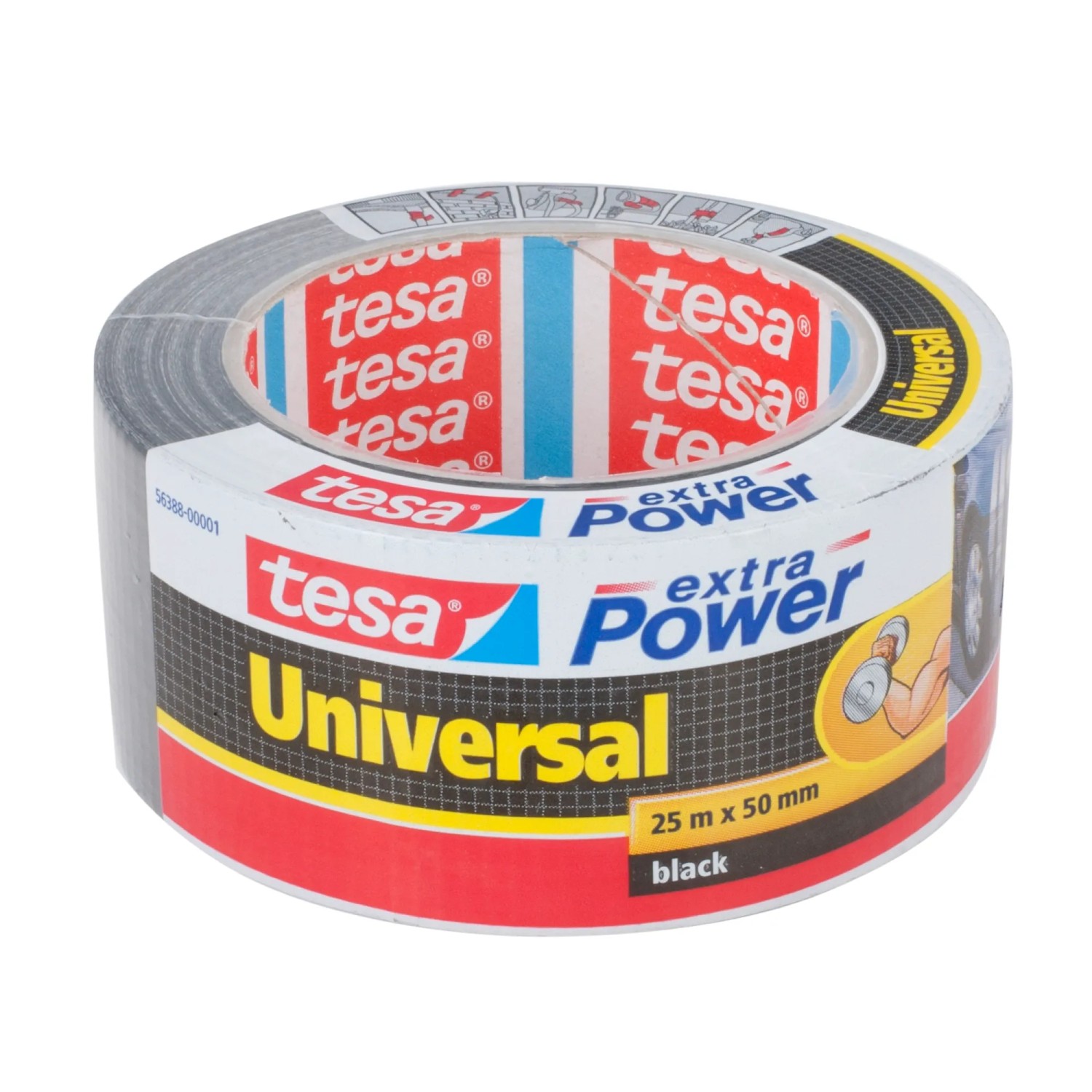 Tesa Taśma naprawcza extra Power Universal czarna 25 m x 50 mm