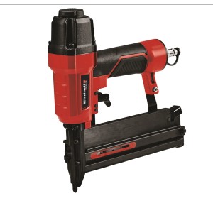 Einhell TC-PN 50 zszywacz pneumatyczny: Czerwono-czarny zszywacz i gwoździarka pneumatyczna.