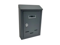 Domino Skrzynka na listy Roof antracyt 18x26x5,5 cm