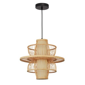 Light Prestige Lampa wisząca ASTRA rattan 1xE14 max. 10W LED naturalna