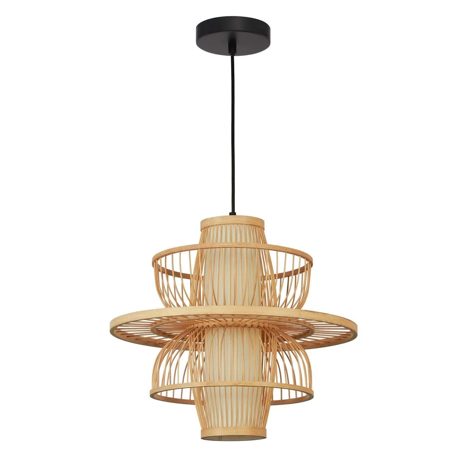 Light Prestige Lampa wisząca ASTRA rattan 1xE14 max. 10W LED naturalna