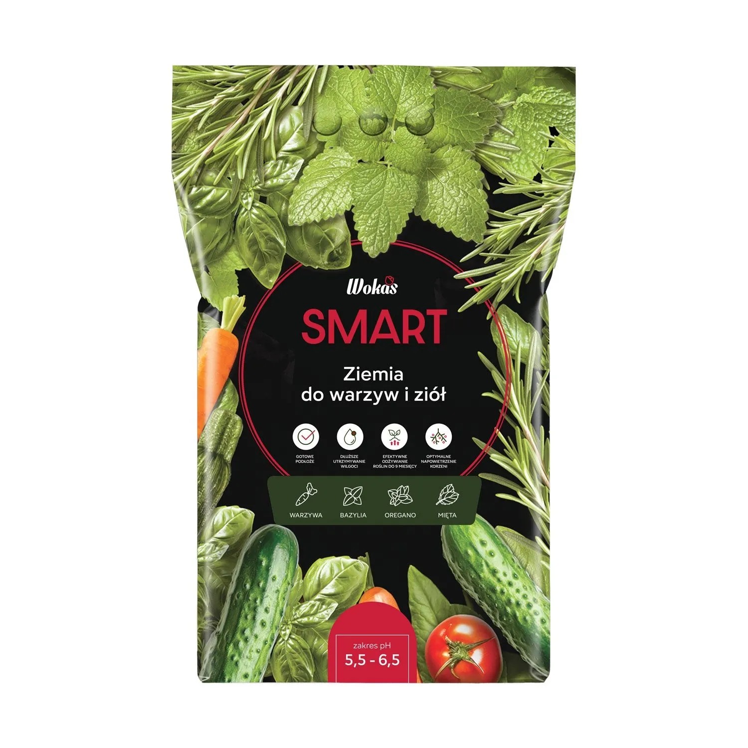Wokas Podłoże warzyw i ziół SMART 20L