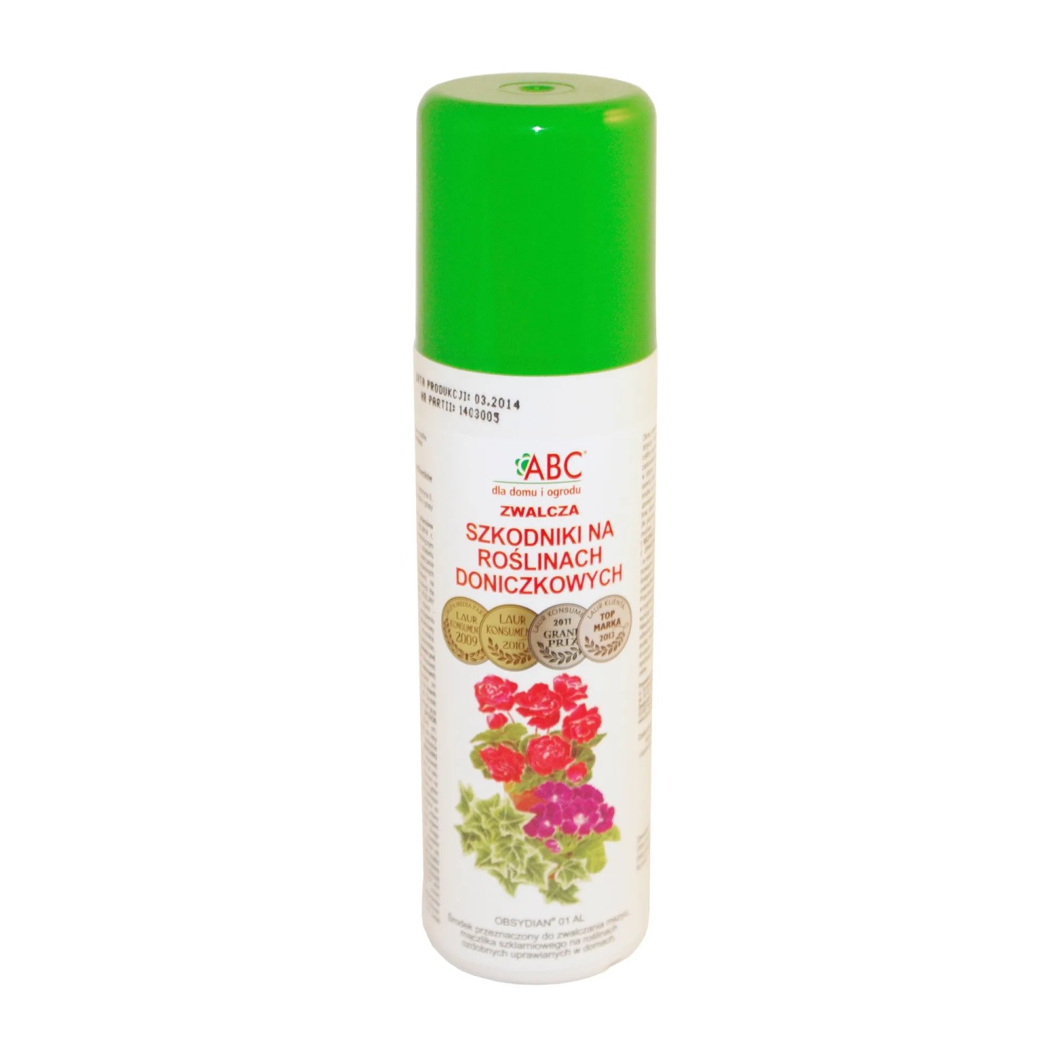 ABC Preparat owadobójczy Obsydian 01 AL do roślin doniczkowych - 250 ml.