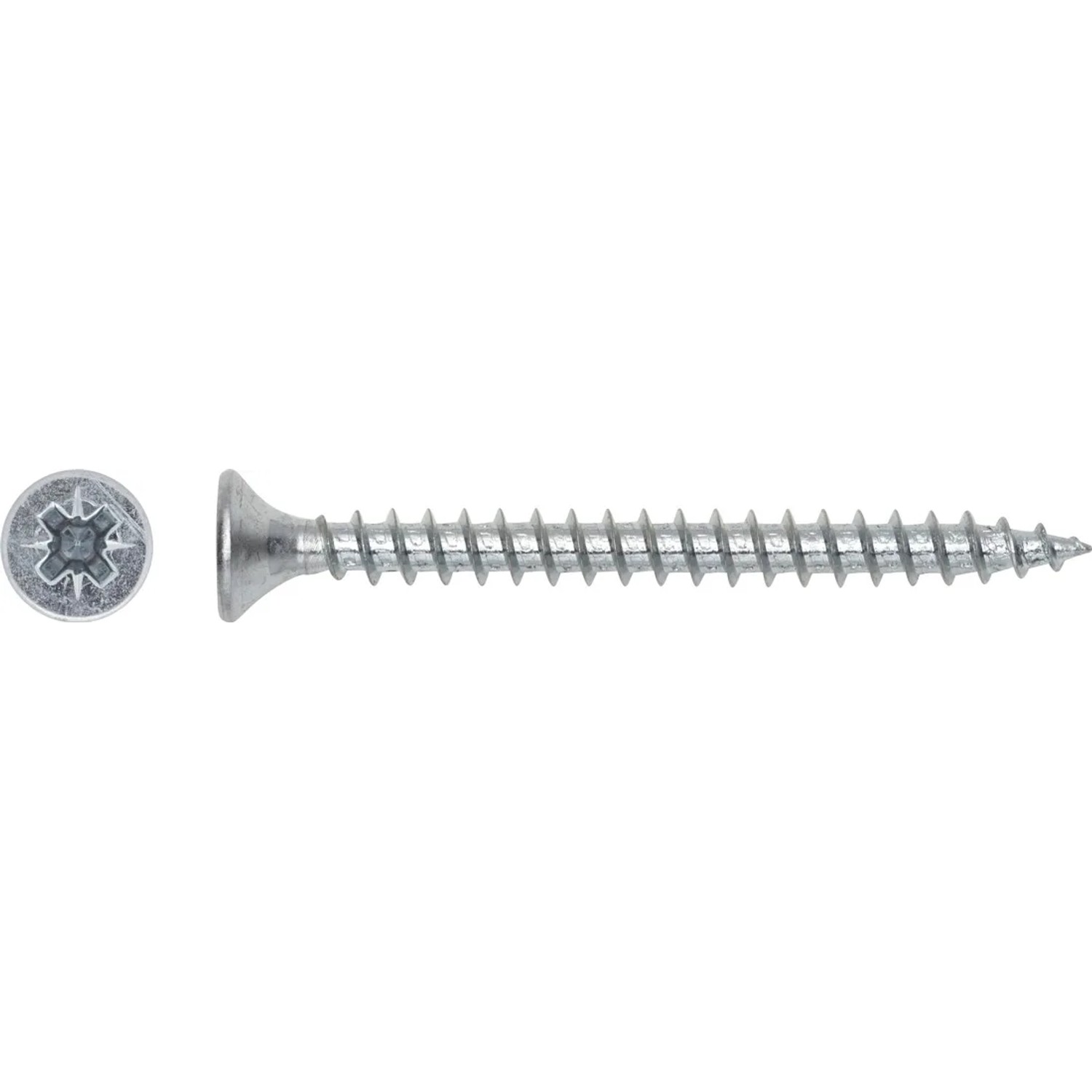 LUX-TOOLS Wkręt uniwersalny z łbem stożkowym płaskim TX 5 mm x 30 mm ocynk 20 sz